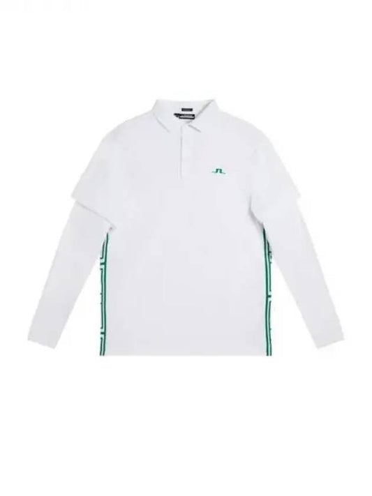 Golf Men s Long Sleeve Tosh Polo T Shirt Liam White Domestic Product GR5Y24080168203 - J.LINDEBERG - BALAAN 1