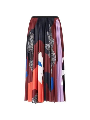 Women s printed pleated skirt multi 271078 - PAUL SMITH - BALAAN 1