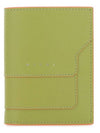 Saffiano Logo Half Wallet Green - MARNI - BALAAN 1