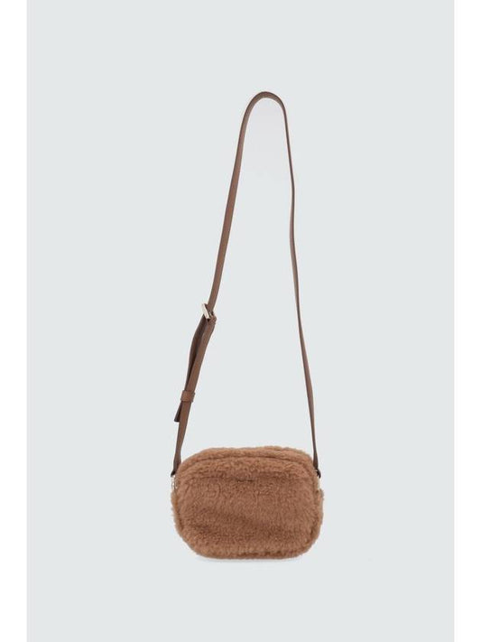 Teddy Camera Wool Cross Bag Camel - MAX MARA - BALAAN 1