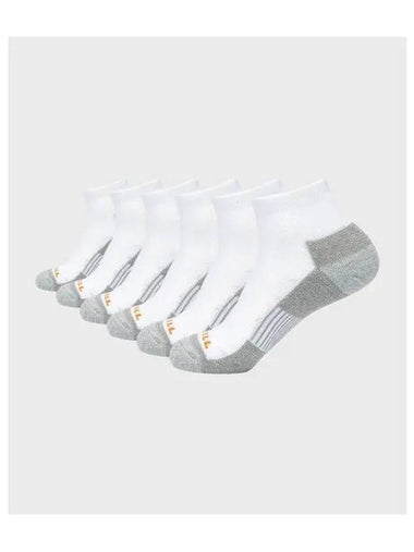 6 Pack Recycled Cushioned Medium Socks White - MERRELL - BALAAN 1