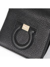 Gancini Logo Half Wallet Black - SALVATORE FERRAGAMO - BALAAN 6