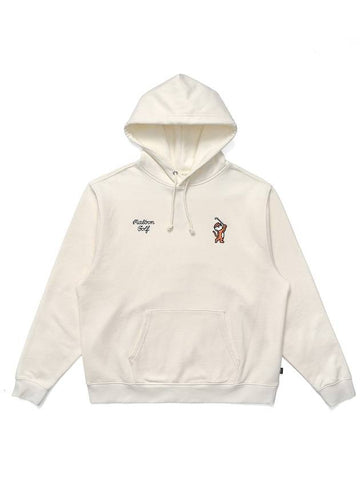 Tiger Collection Bucket Hoodie OFF WHITE - MALBON GOLF - BALAAN 1