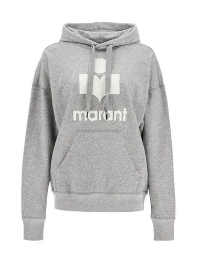 Mansel Logo Hoodie Faded Grey - ISABEL MARANT - BALAAN 2