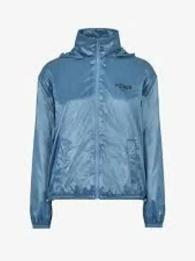 Windbreaker Jacket Light Blue FAN087 AK8S 1234836 - FENDI - BALAAN 1