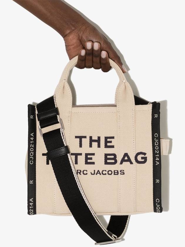 The Jacquard Small Tote Bag Warm Sand - MARC JACOBS - BALAAN 4