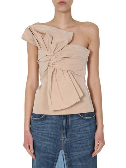 draped bow panel bustier sleeveless beige - GIVENCHY - BALAAN 2