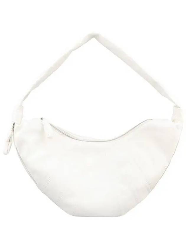 Croissant Large Soft Nappa Leather Shoulder Bag White - LEMAIRE - BALAAN 2