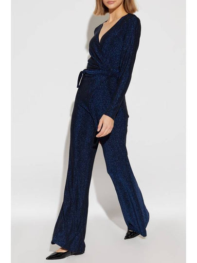 Diane Von Furstenberg Jumpsuit Cosima, Women's, Navy Blue - DIANE VON FURSTENBERG - BALAAN 2