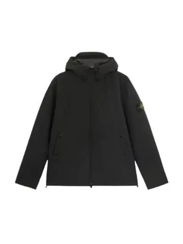 Compass Badge Hooded Jacket Black - STONE ISLAND - BALAAN 2