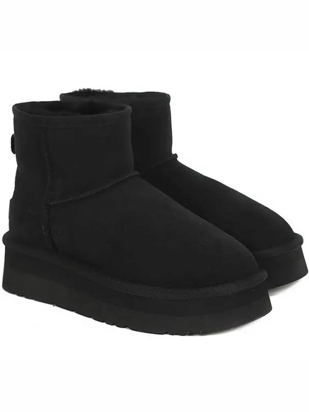 Classic Platform Fleece Winter Boots Black - OZWEAR UGG - BALAAN 3