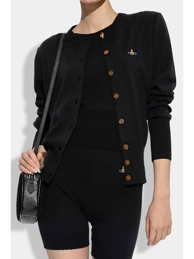 Bea Knit Cardigan Black - VIVIENNE WESTWOOD - BALAAN 7