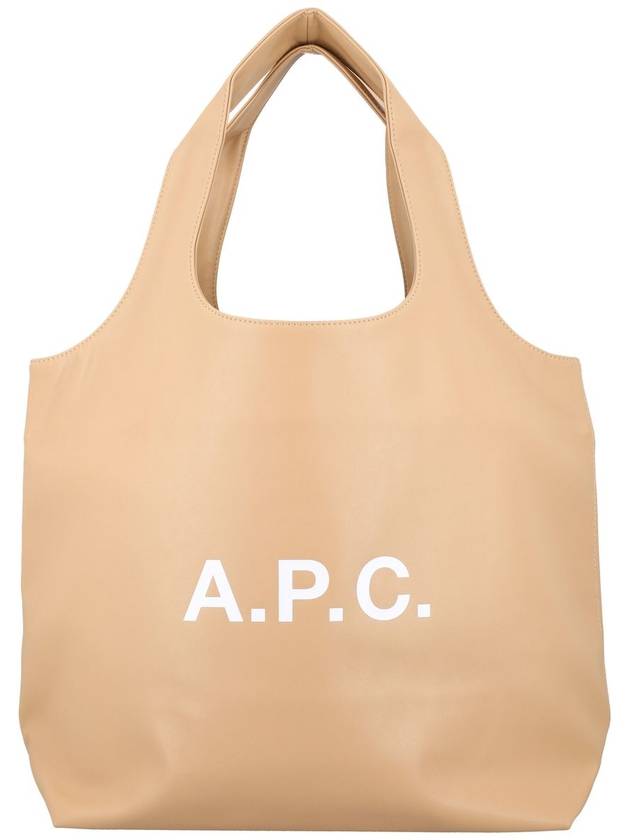 Logo Ninon Detail Medium Tote Bag Beige - A.P.C. - BALAAN 2