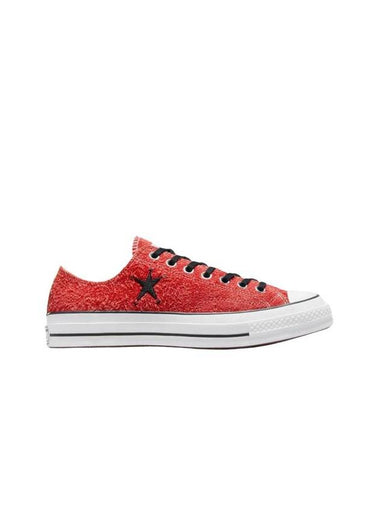 Stussy Chuck 70 Low Poppy Red - CONVERSE - BALAAN 1