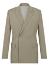 Double Breasted Wool Jacket Beige - DIOR - BALAAN 2