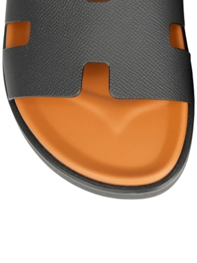 Chypre Calfskin Sandals Black - HERMES - BALAAN 8