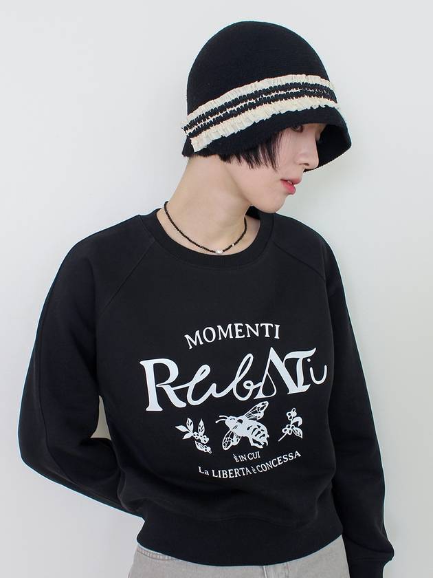 Honeybee Sweatshirt BLACK - RUBATI - BALAAN 2