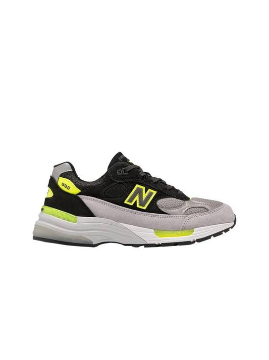 992 Low Top Sneakers Grey Volt Black - NEW BALANCE - BALAAN 1