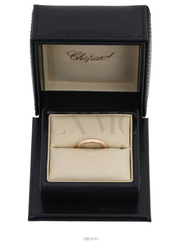 Ice Cube Pure Rose Gold Ring Diamond No 49 9 - CHOPARD - BALAAN 10