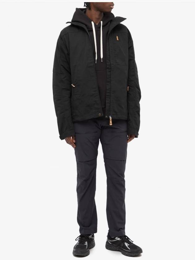 Men's Sten Zip-Up Hoodie Black - FJALL RAVEN - BALAAN 6