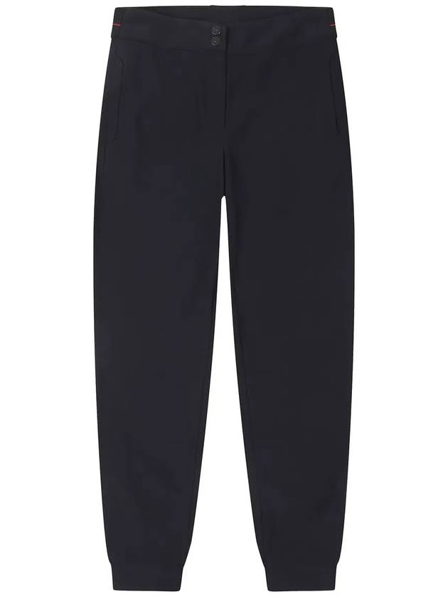 Golf Wear Tricoat Bonding Half Jogger Pants Black - WHITEBALL - BALAAN 2