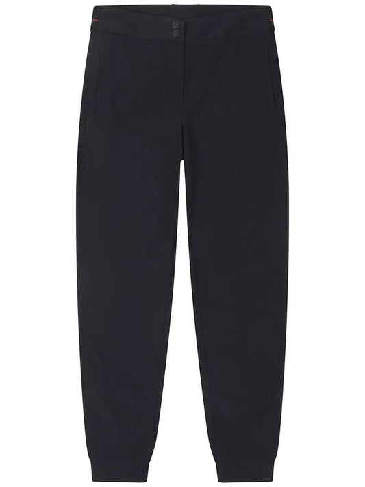 Golf Wear Tricoat Bonding Half Jogger Pants Black - WHITEBALL - BALAAN 2