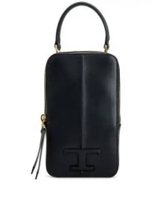 T Timeless Phone Cross Bag Black - TOD'S - BALAAN 2