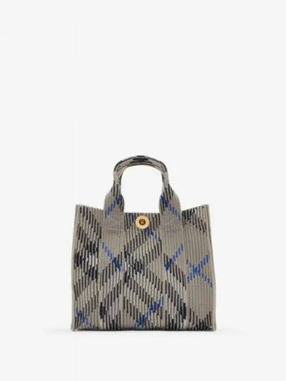 Mini check knit tote bag 8090404 - BURBERRY - BALAAN 2