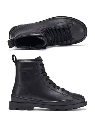 Brutus Medium Lace-up Worker Boots Black - CAMPER - BALAAN 2