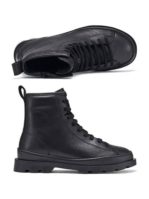 Brutus Medium Lace-up Worker Boots Black - CAMPER - BALAAN 3