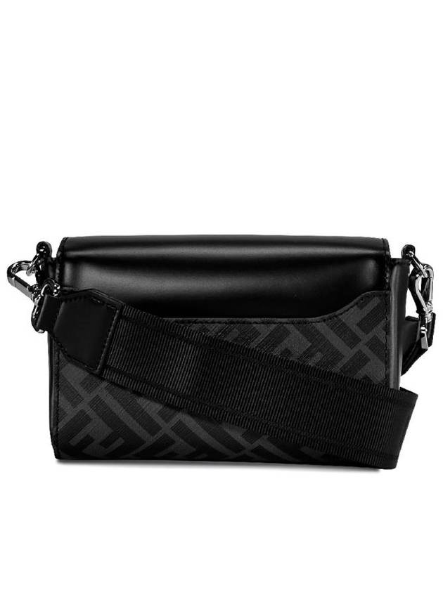 FF Squared Compact Shoulder Bag Black - FENDI - BALAAN 3