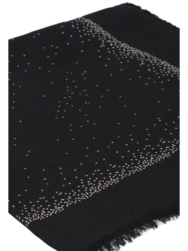 Dot Large Square Scarf - SAINT LAURENT - BALAAN 4