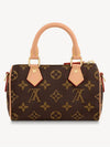 Nano Speedy Monogram Tote Bag Brown - LOUIS VUITTON - BALAAN 4