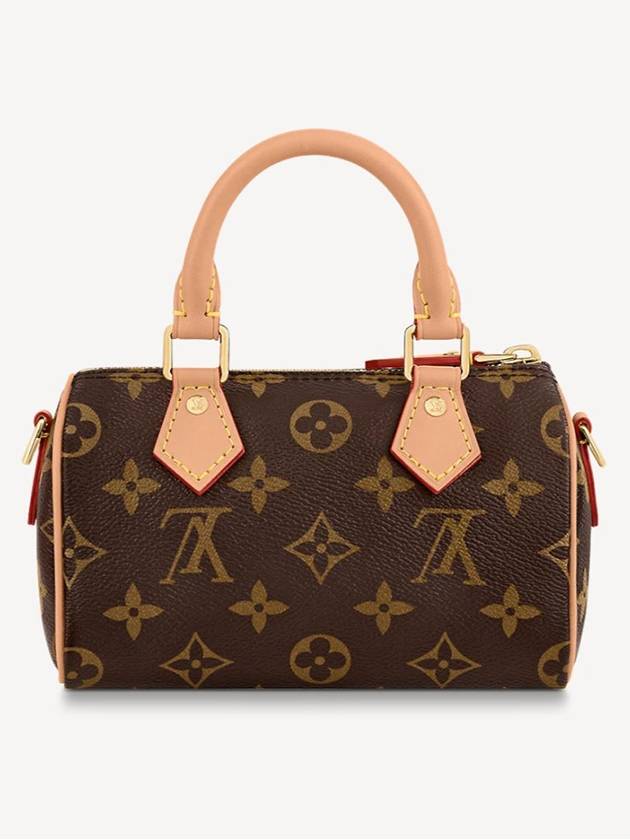 Nano Speedy Monogram Tote Bag Brown - LOUIS VUITTON - BALAAN 4