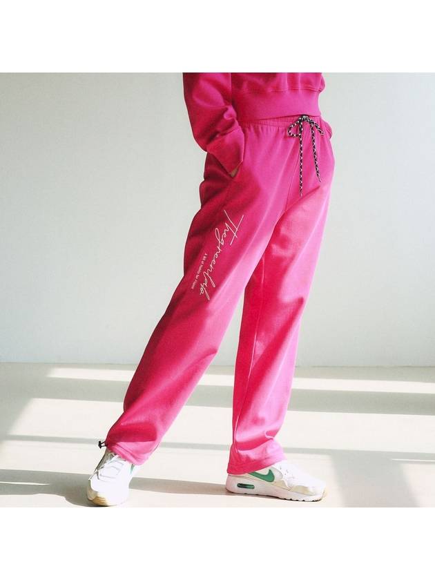 Over Fit String Jogger Pants Pink - THE GREEN LAB - BALAAN 8