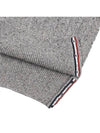 Donegal Twist Cable 4-Bar Classic Crewneck Knit Top Light Grey - THOM BROWNE - BALAAN 6