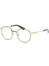 Eyewear Asian Fit Round Glasses Gold - GUCCI - BALAAN 1