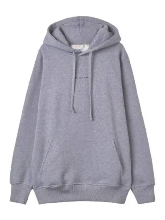 Graphic Hooded Gray Sweatshirt - 1017 ALYX 9SM - BALAAN 1