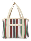 Darwen Striped Nylon Tote Bag Red - ISABEL MARANT - BALAAN 4