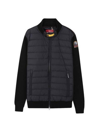 Men s TAKUJI knit padded hybrid jacket black - PARAJUMPERS - BALAAN 1