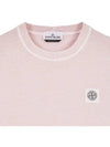 Organic Cotton Short Sleeve T-Shirt Pink - STONE ISLAND - BALAAN 6