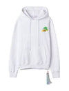 Men's Brush Arrow Hoodie White - OFF WHITE - BALAAN 2