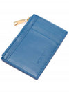 Intrecciato Cassette Zipper Card Wallet Blue - BOTTEGA VENETA - BALAAN 7