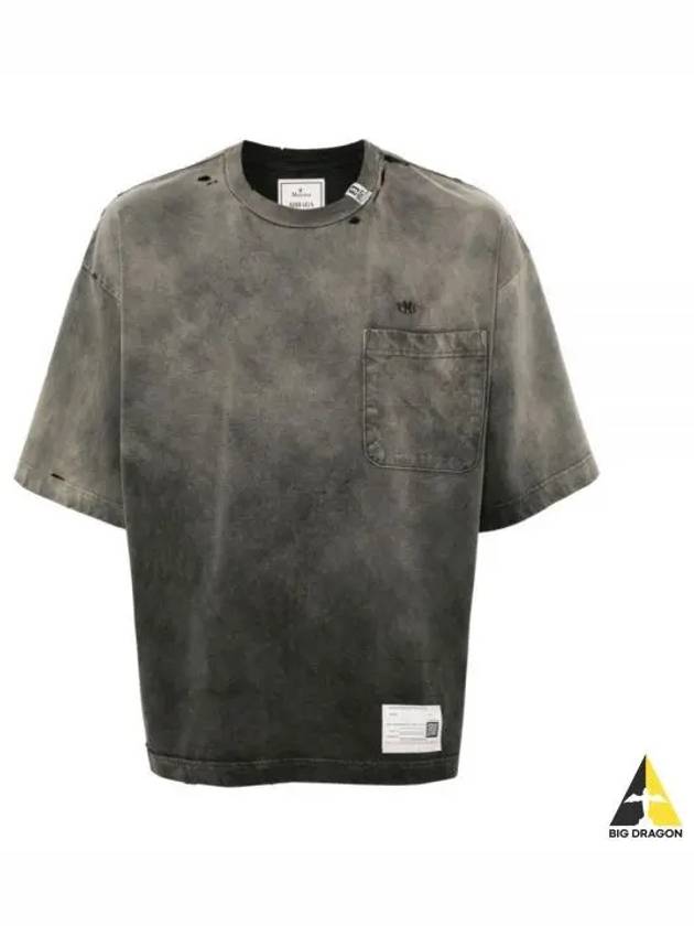 Sunfaded Short Sleeve T-Shirt Black - MIHARA YASUHIRO - BALAAN 2