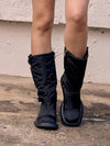 aspen padded belt middle boots black - SHOEHI - BALAAN 4