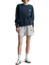 Fox Cotton Sweatshirt Navy - MAISON KITSUNE - BALAAN 5