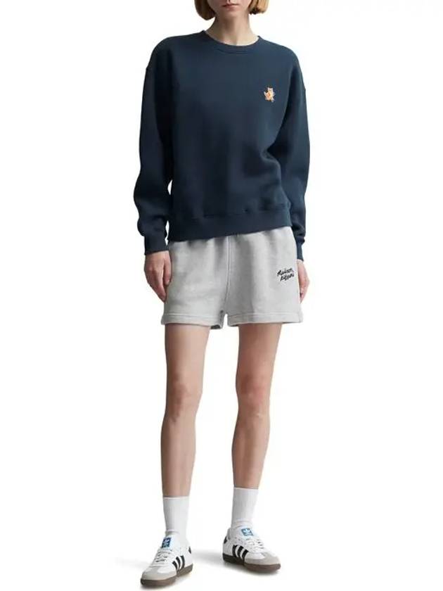 Fox Cotton Sweatshirt Navy - MAISON KITSUNE - BALAAN 5