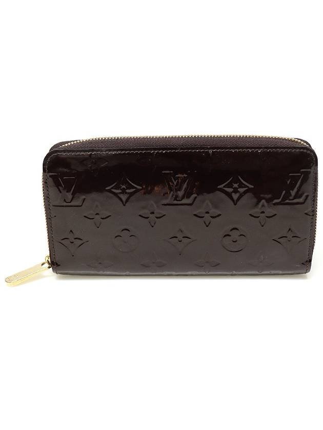 M93522 Monogram Vernis Amarante Zippy Wallet Long - LOUIS VUITTON - BALAAN 1