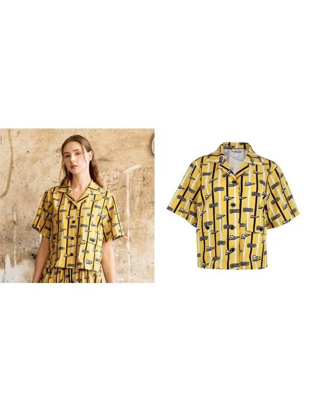 Golf Tennis Women s Button Up Pocket T Shirt Mustard - AVAVE - BALAAN 3