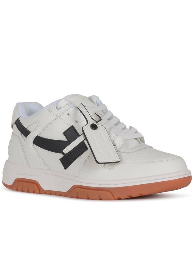 24 ss leather sneakers WITH ICONCI zip tie OMIA189C99LEA0110110 B0650994085 - OFF WHITE - BALAAN 3